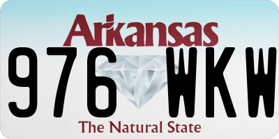 AR license plate 976WKW