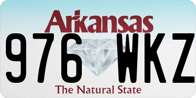 AR license plate 976WKZ