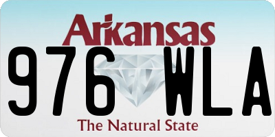 AR license plate 976WLA