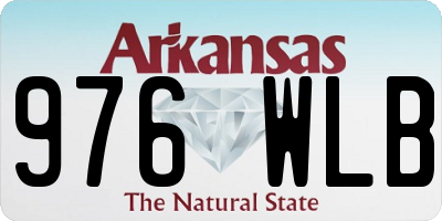 AR license plate 976WLB