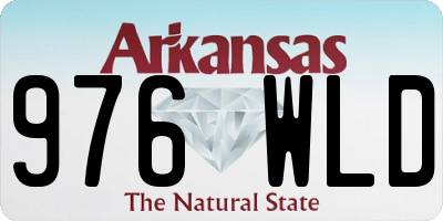 AR license plate 976WLD