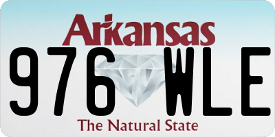 AR license plate 976WLE
