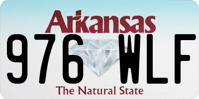 AR license plate 976WLF