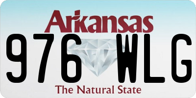 AR license plate 976WLG
