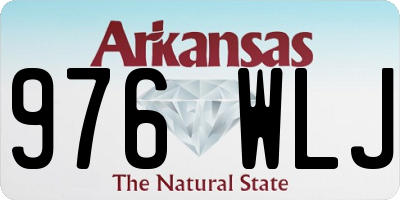 AR license plate 976WLJ