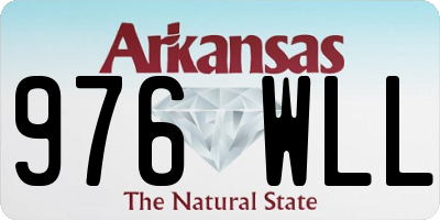 AR license plate 976WLL