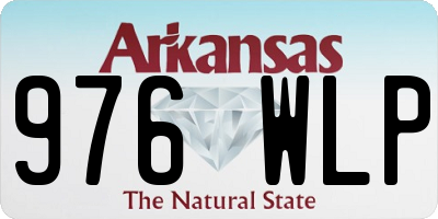 AR license plate 976WLP