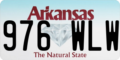 AR license plate 976WLW
