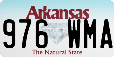 AR license plate 976WMA