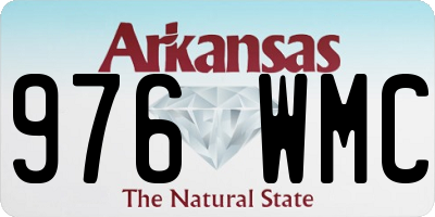 AR license plate 976WMC