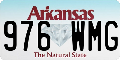 AR license plate 976WMG