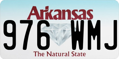 AR license plate 976WMJ