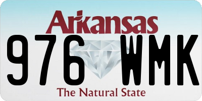 AR license plate 976WMK