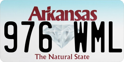 AR license plate 976WML
