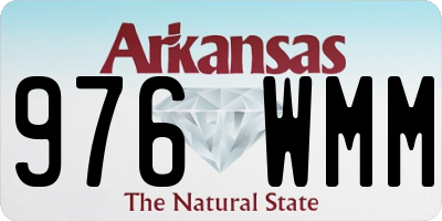 AR license plate 976WMM