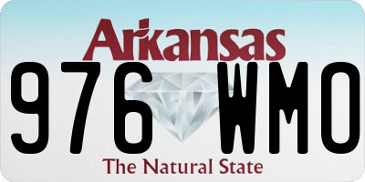 AR license plate 976WMO