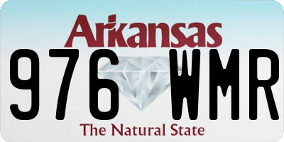 AR license plate 976WMR