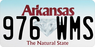 AR license plate 976WMS