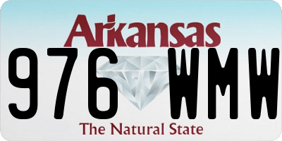 AR license plate 976WMW