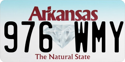 AR license plate 976WMY