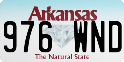 AR license plate 976WND