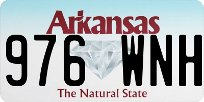 AR license plate 976WNH