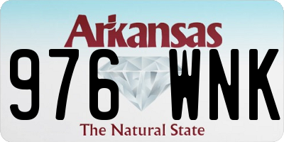 AR license plate 976WNK