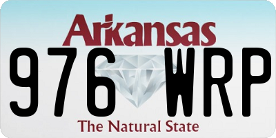 AR license plate 976WRP