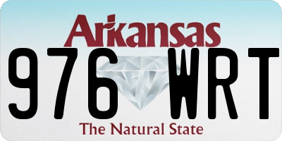 AR license plate 976WRT