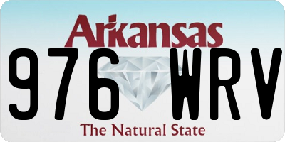 AR license plate 976WRV