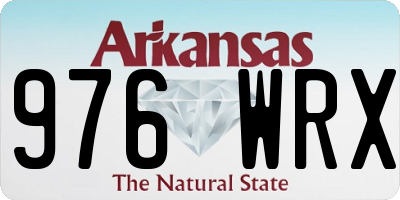 AR license plate 976WRX