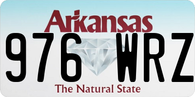 AR license plate 976WRZ