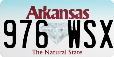 AR license plate 976WSX