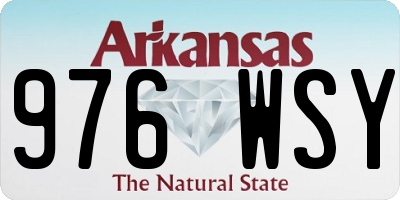 AR license plate 976WSY