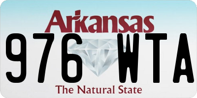 AR license plate 976WTA