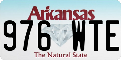 AR license plate 976WTE