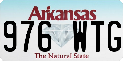 AR license plate 976WTG