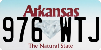 AR license plate 976WTJ