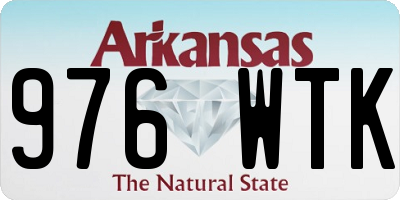 AR license plate 976WTK