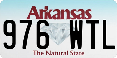 AR license plate 976WTL