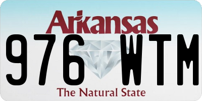 AR license plate 976WTM