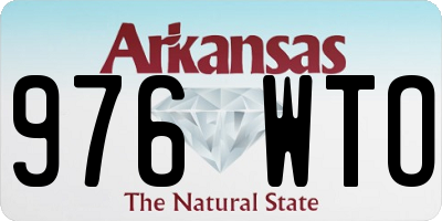 AR license plate 976WTO