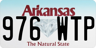 AR license plate 976WTP