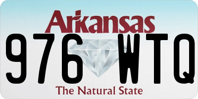 AR license plate 976WTQ