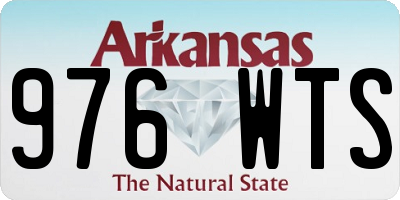 AR license plate 976WTS