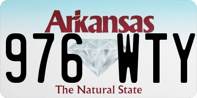 AR license plate 976WTY