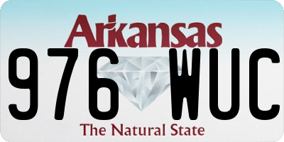 AR license plate 976WUC