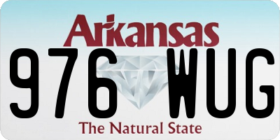 AR license plate 976WUG