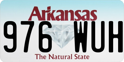 AR license plate 976WUH