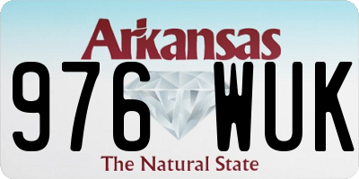 AR license plate 976WUK